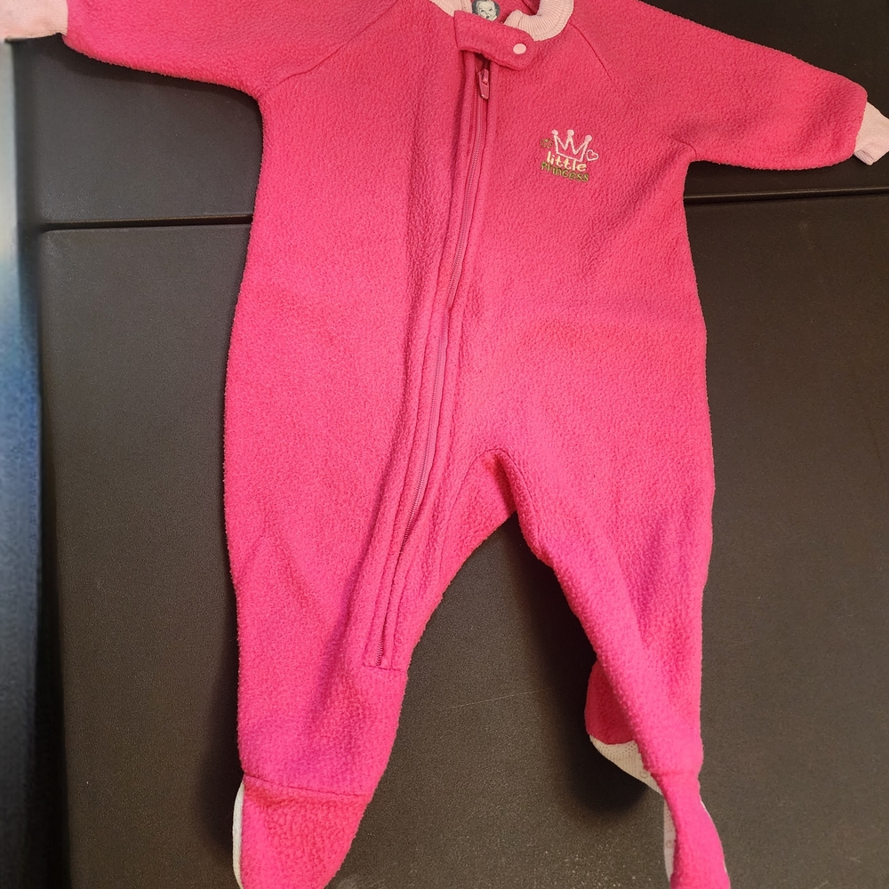 Gerber Pink Fleece Footie